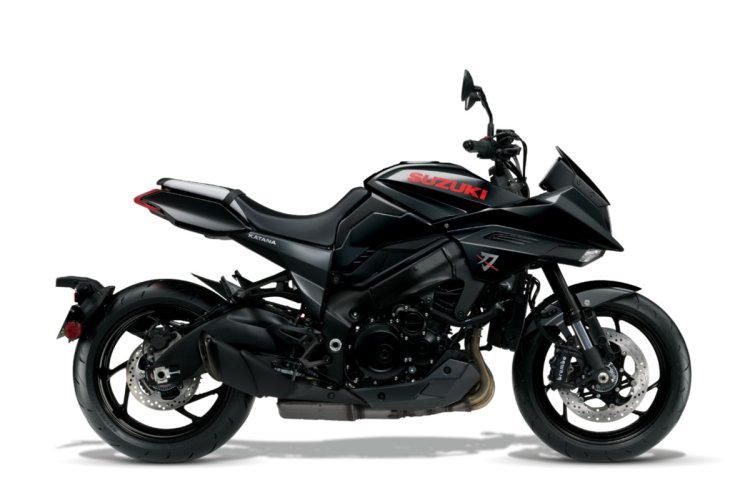 Suzuki Katana Side Profile In Black