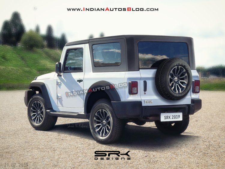 Next-gen 2020 Mahindra Thar - IAB Rendering