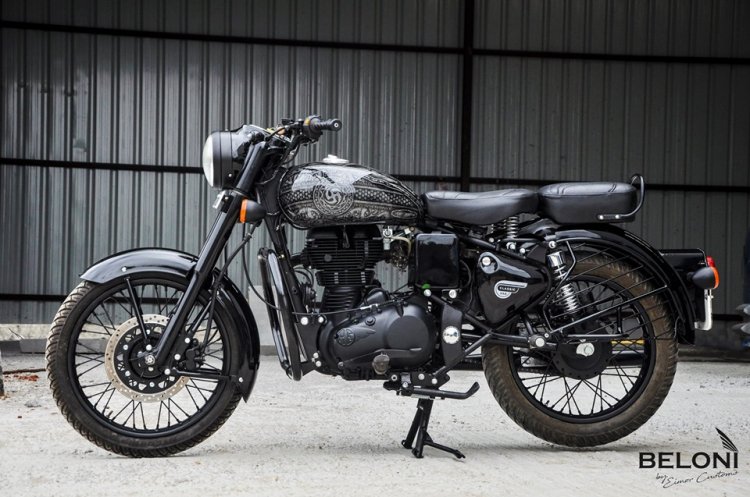 Royal Enfield Classic bullet 350 modified Eimor Customs 