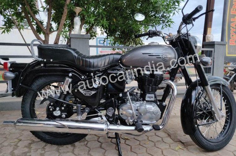 Royal Enfield 350x Grey Right Side