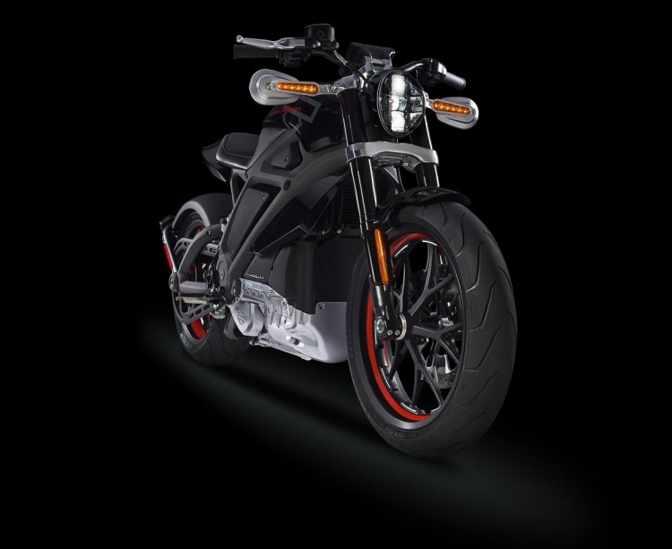 Harley Davidson Project Livewire Front Three Quart