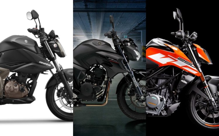 Suzuki Gixxer 250 Vs Yamaha Fz25 Vs Ktm 250 Duke F