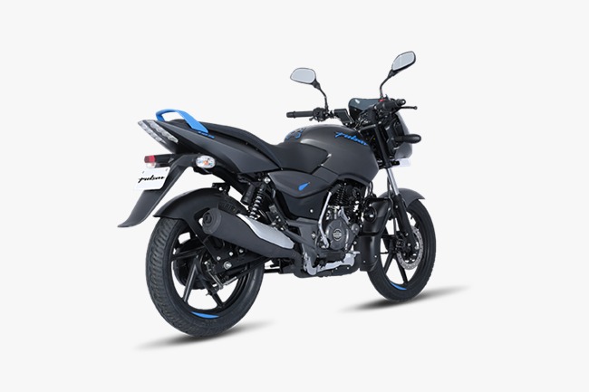 Bajaj Pulsar 125 Neon Rear Three Quarters