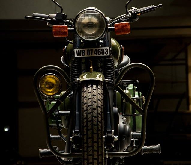 Modified Royal Enfield Electra Eimor Customs Front