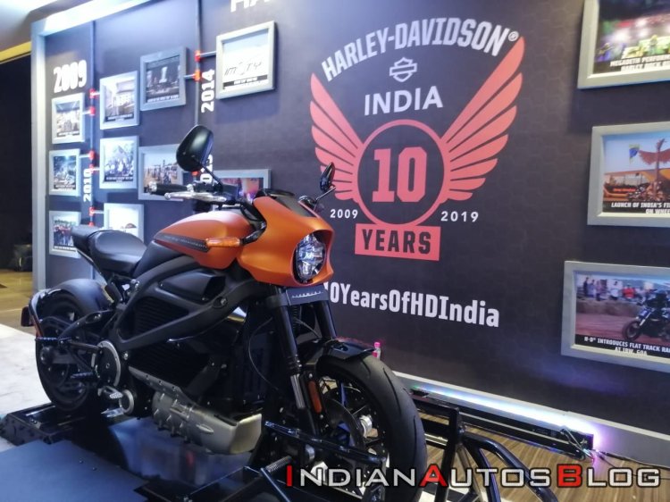 Harley Davidson Livewire Showcased In India Right