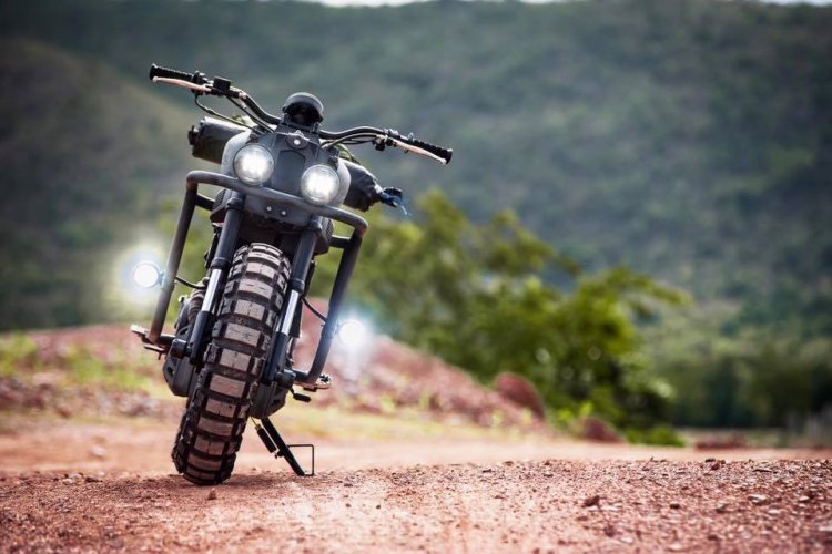 Modified Yamaha Xsr155 K Speed Headlight On