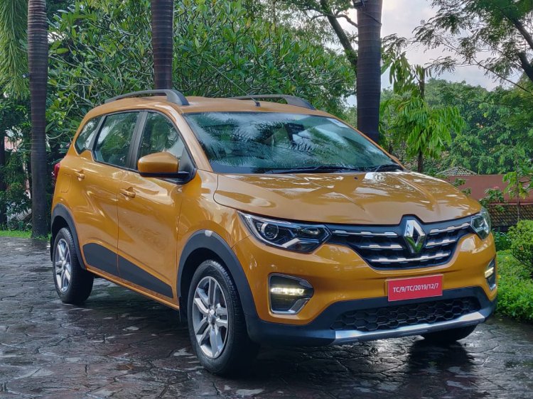 Renault Triber Test Drive Review Images Front Thre