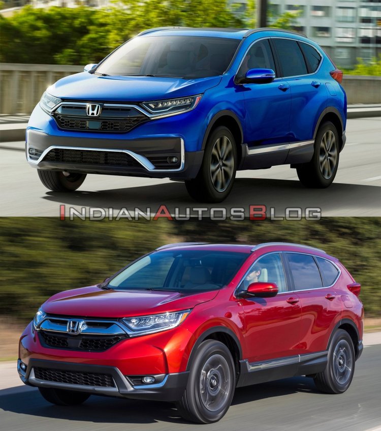 2020 Honda Cr V Facelift Vs 2017 Honda Cr V Old Vs New