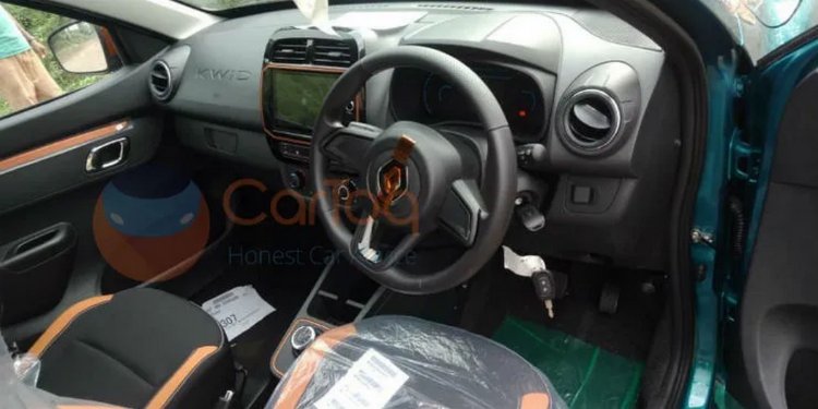2020 Renault Kwid Facelift Interior Spied In Clearest Spy