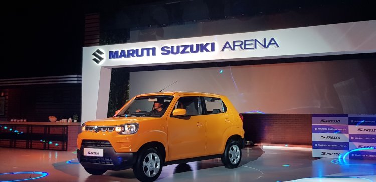 Maruti S Presso Front Three Quarters Launch