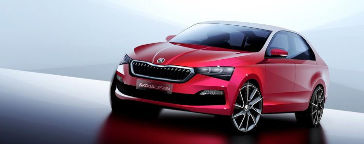 Next Gen Skoda Rapid Front