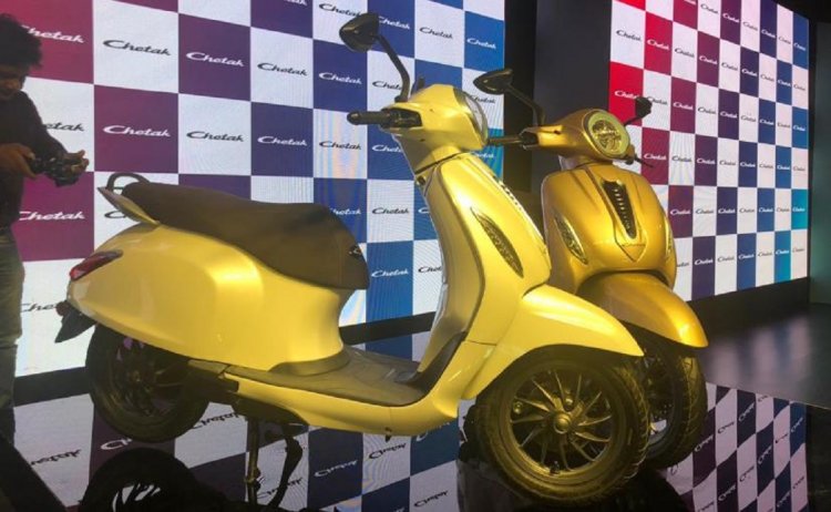 1o5nuvq Bajaj Chetak Electric Scooter Unveiled Del