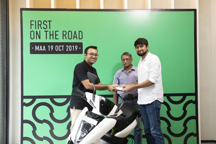 Ather 450 Chennai Deliveries Key Handover