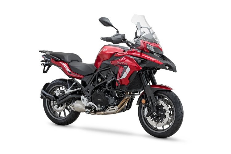 2020 Benelli Trk 502 Red Right Front Quarter