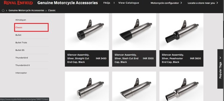 royal enfield silencer online shopping