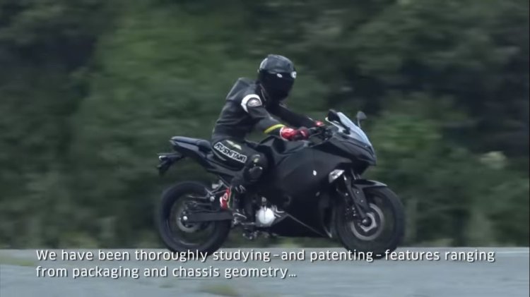 Kawasaki Electric Concept Action Shot Right Side