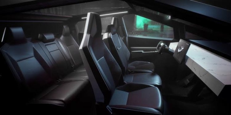 Tesla Cybertruck Interior Revealed