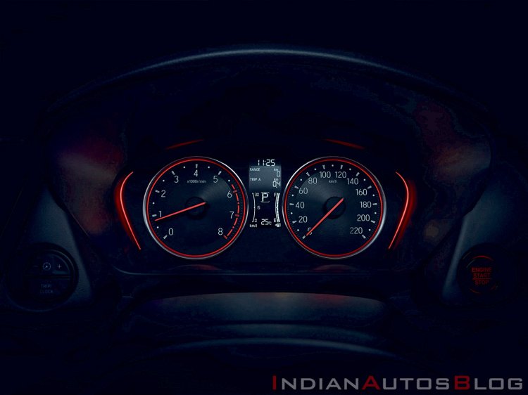 2020 Honda City Interiors Metre Console