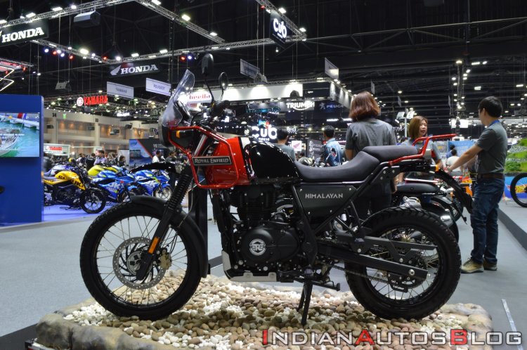 2020 Royal Enfield Himalayan Rock Red Side Profile