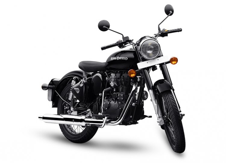 Royal Enfield Classic 350 Pure Black Right Front Q