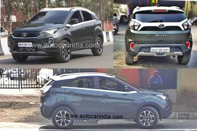 Tata Nexon Facelift Unveiled: Old Vs New In Pics