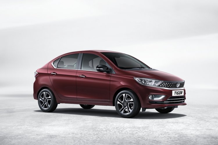 2020 Tata Tigor Facelift Red Front Three Quarters