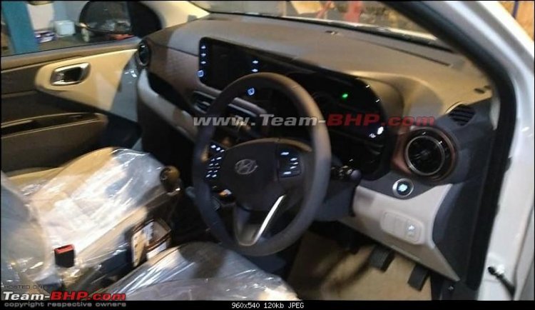 Hyundai Aura Interior Spied C721