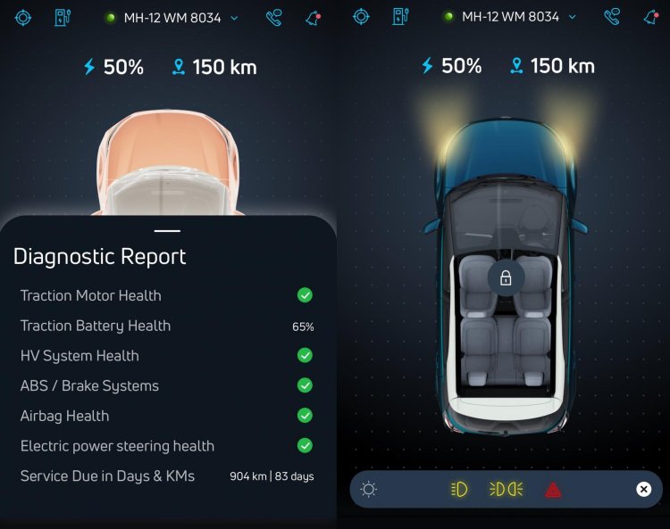 Tata Nexon Ev Zconnect App Live Demo 3