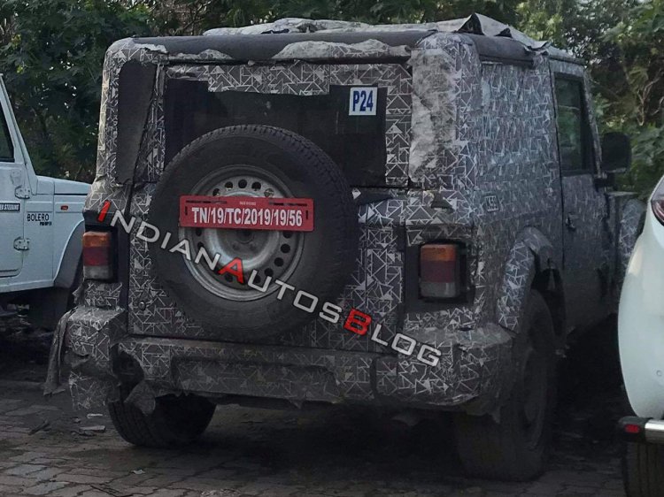2020 Mahindra Thar Spied Images 6