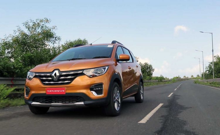 Renault Triber Test Drive Review Images Action Fro
