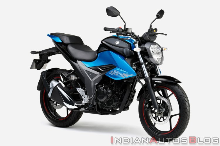 Japanese Spec Suzuki Gixxer 150 Black Blue Front T