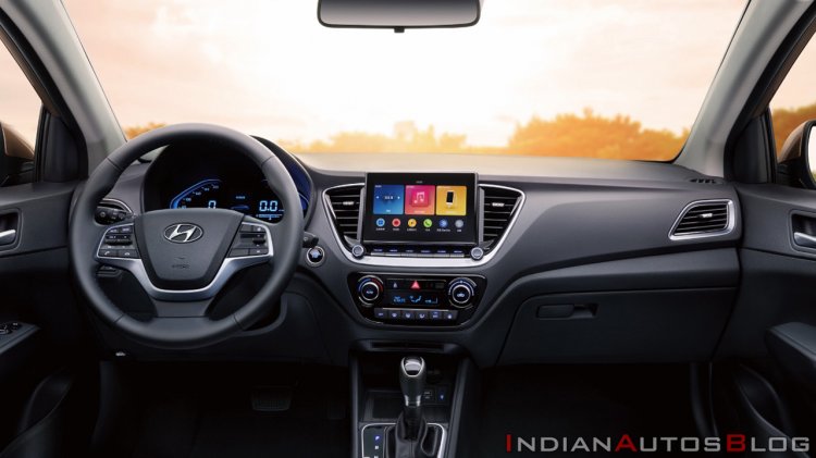 2020 Hyundai Verna Facelift Interior Dashboard 58d