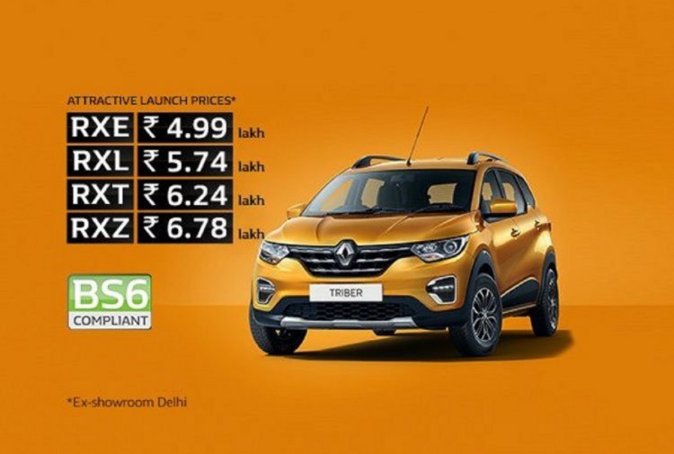 Renault Triber Bs Vi Launch Prices Ad82