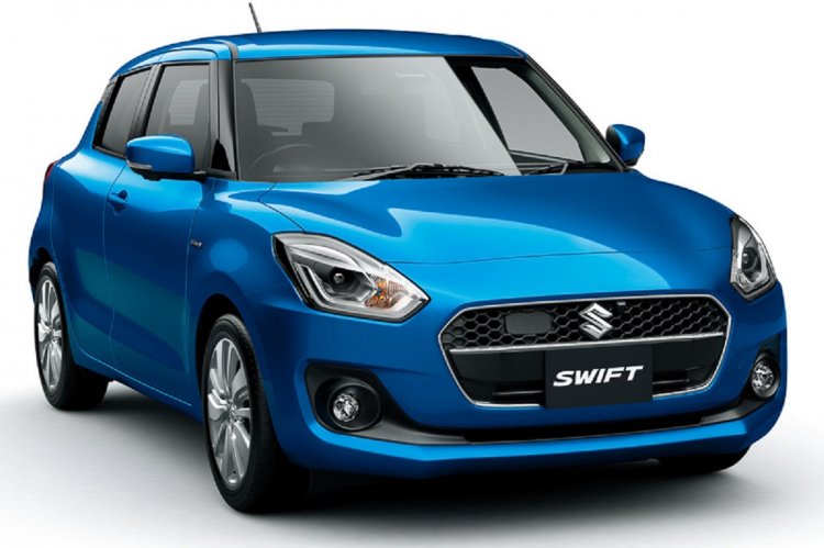 Maruti Suzuki Swift Hybrid Launched Front Blue