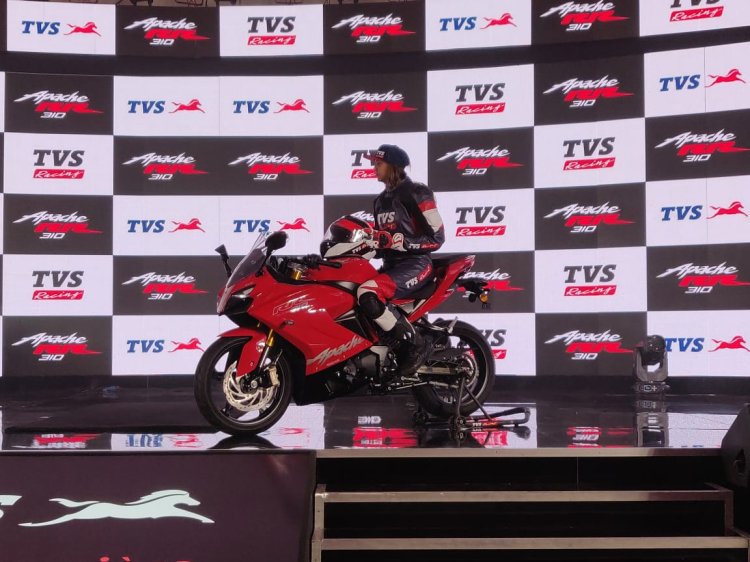 Tvs Apache Rr 310 Front Three Quarter