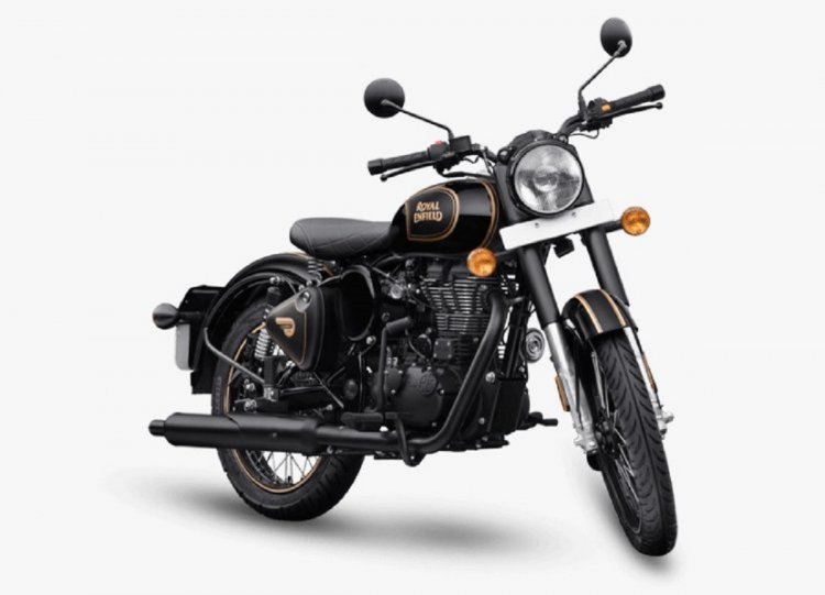 Royal Enfield Classic 500 Tribute Black Front Thre