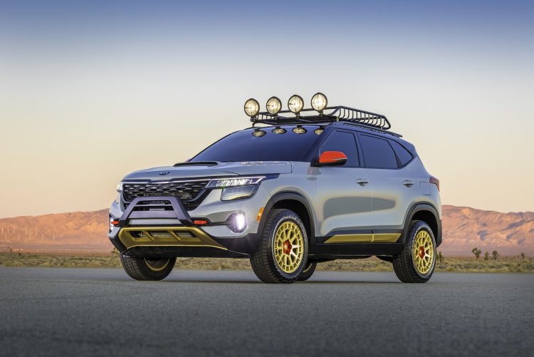 Kia Seltos X Line Urban Concept Front Three Quarte