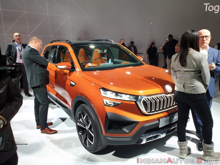 Skoda Vision In Concept Front Three Quarters