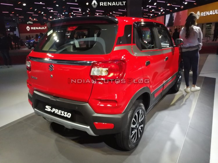 Maruti S Presso Cng Rear Three Quarters Right Side