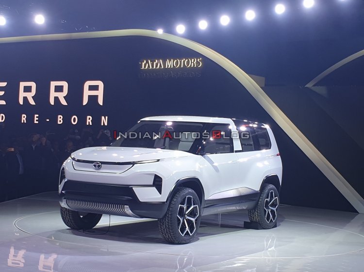 Tata Sierra Concept Front Three Quarters Auto Expo