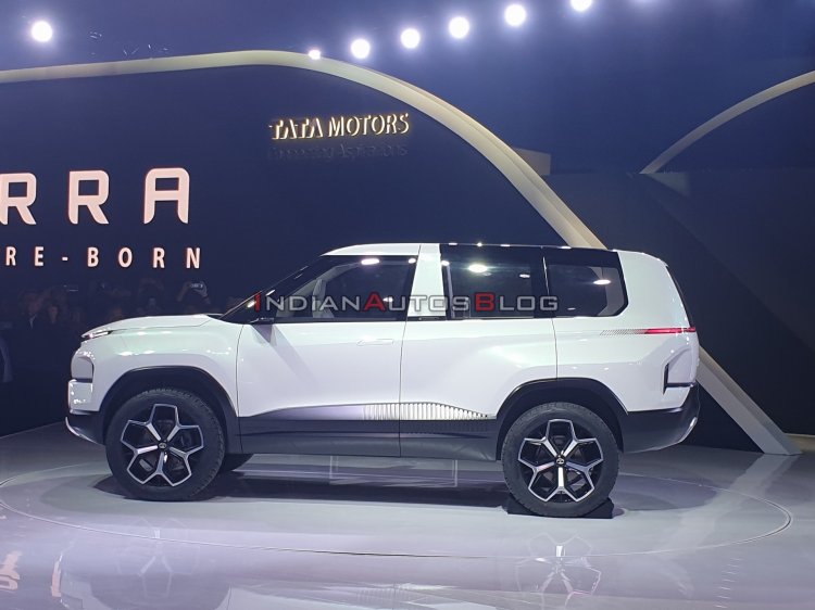Tata Sierra Ev Concept Reborn Tata Sierra Live From Auto Expo 2020