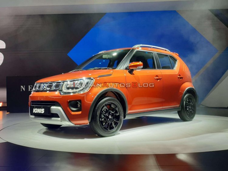 2020 Maruti Ignis Facelift Front Three Quarters Ri