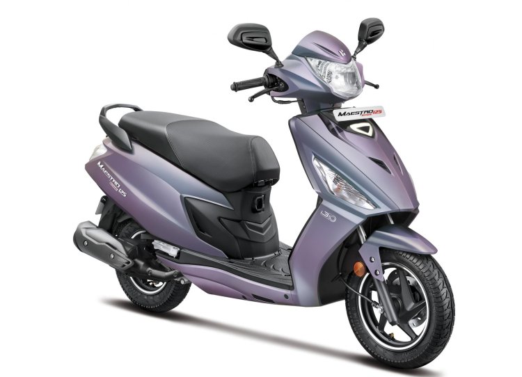 Bs Vi Hero Maestro Edge 125 Front Three Quarter