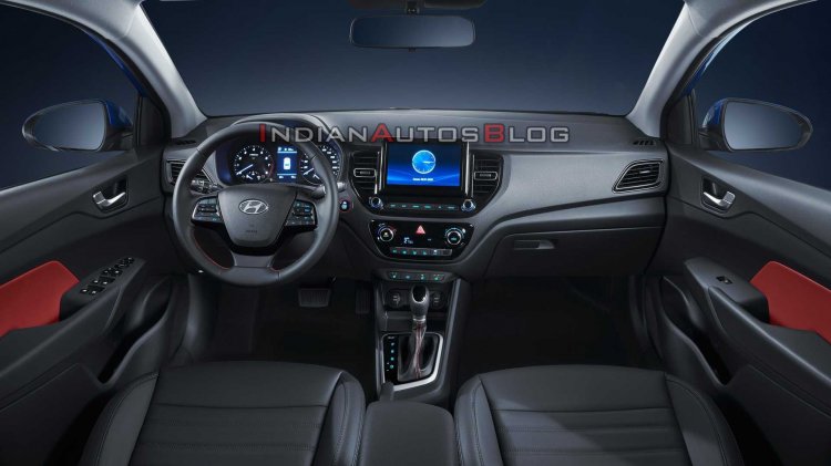 Ru 2020 Hyundai Verna Facelift Interior Df63