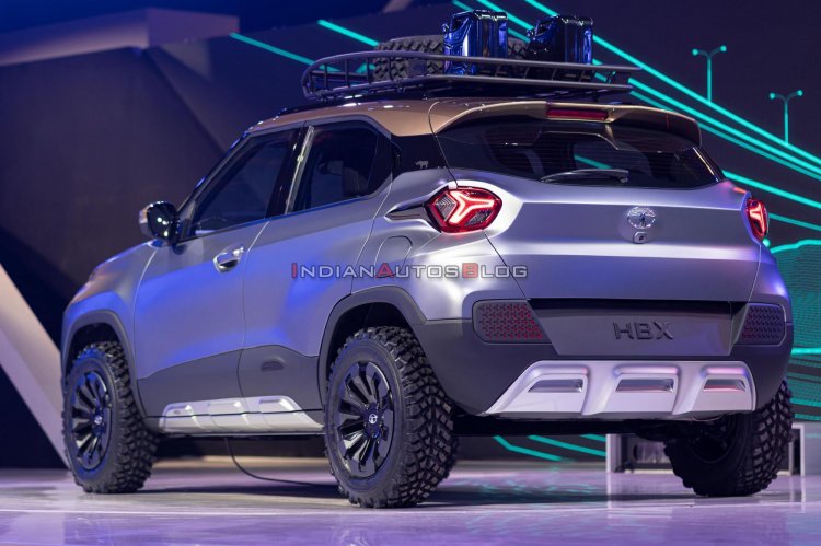 Tata Hbx Concept Rear Three Quarters Auto Expo 202