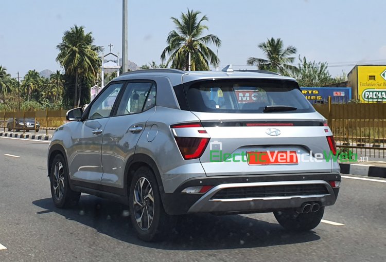 White 2020 Hyundai Creta spied completely undisguised for