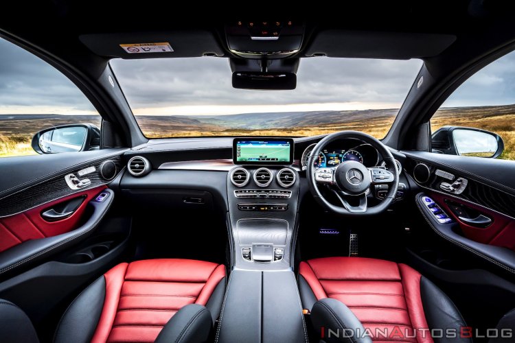 2020 Mercedes Glc Coupe Facelift Interior Dashboar