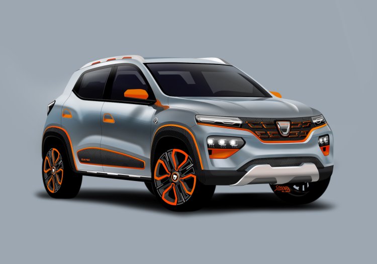 Dacia Spring Electric Renault Kwid Ev Concept Fron