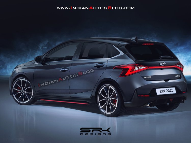Hyundai I20 N Rear Three Quarters Rendering New