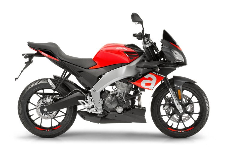 Aprilia Tuono 125 listed on Aprilia India website